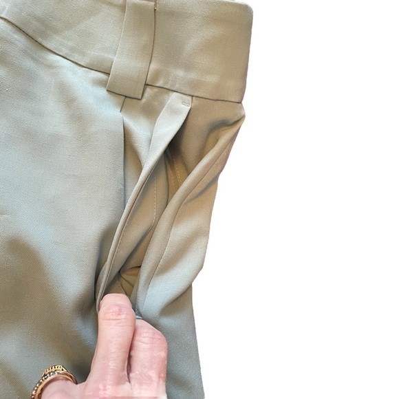 H&M Pleat Detailed Shorts Size 12 Blue/Green/Gray Color - Picture 3 of 10